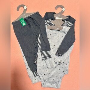 BNWT Baby GAP Organic Cotton First Favorites Bundle (6-Pieces) 🐻🩶